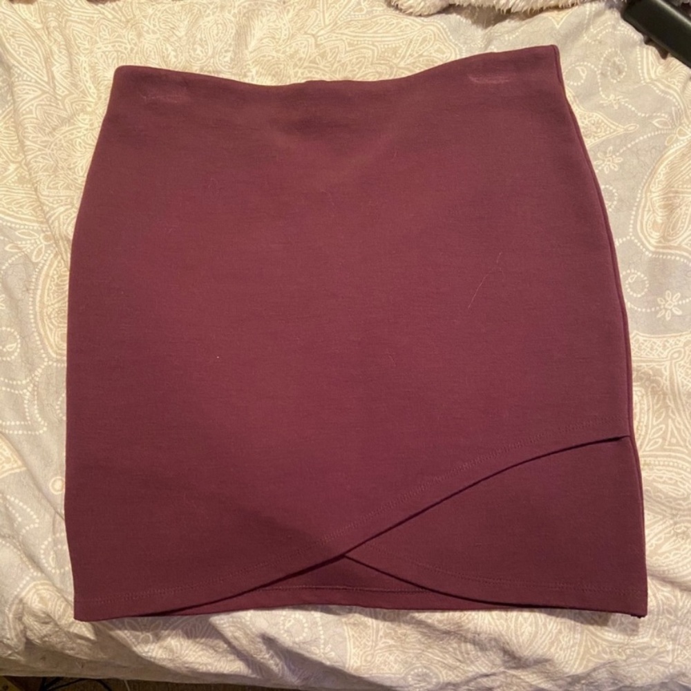 Talula Burgundy Bandage Skirt